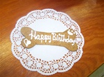 Happy Birthday Dog Bone
